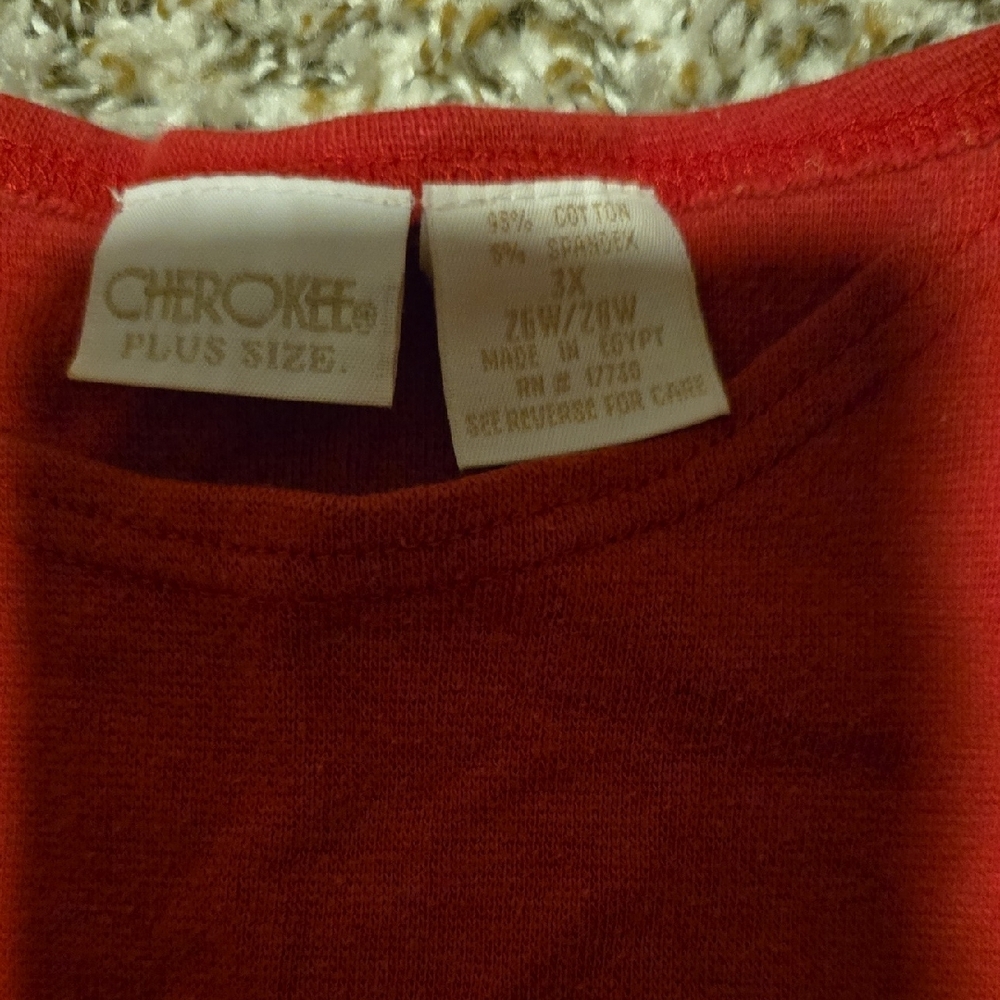 Cherokee Women's Bold Red Tank Top - Picture 2 of 2